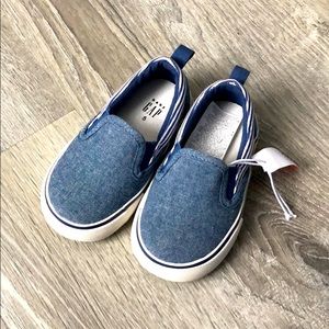 GAP Baby Blue Slip On Boat Shoes (Casual)
